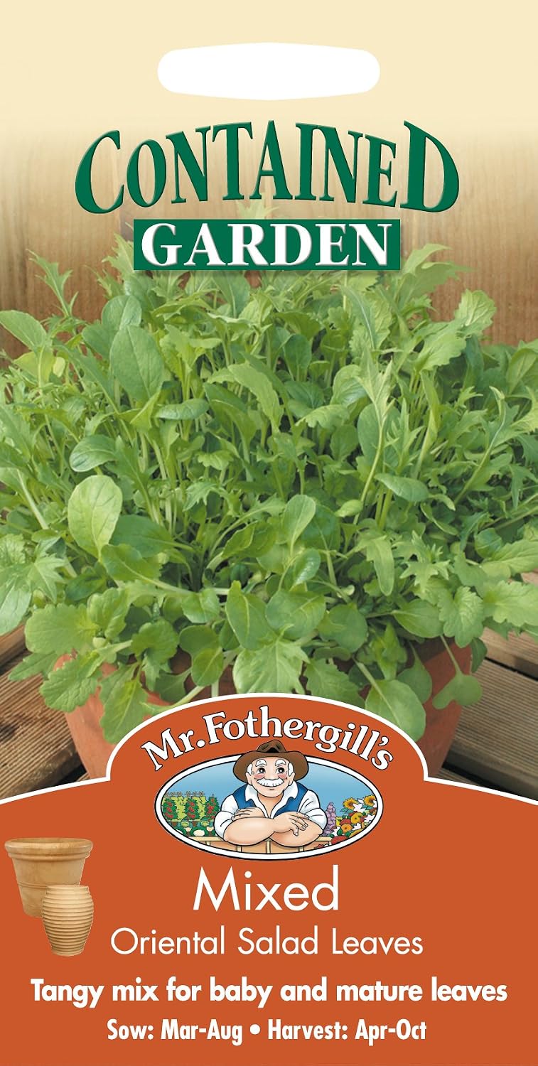 Mr Fothergill's 18223 Vegetable Seeds, Mixed Oriental Salad Leaves