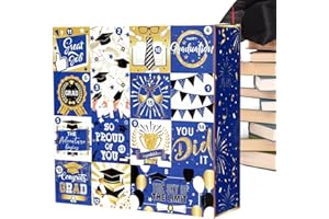 Advent Graduation Box | 2026 Self-Assembly Fillable Advent | Empty Grad Calendar Box for Graduates,for Graduates Students Hig