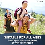 TANNESS Mosquito Repellent Bracelet 12 Pack DEET-Free Waterproof Bands view 4