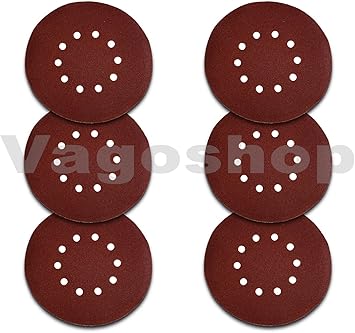 25 Stuck Klett O 225mm 10 Loch Kornung 60 Schleifscheiben Schleifpapier Amazon De Baumarkt