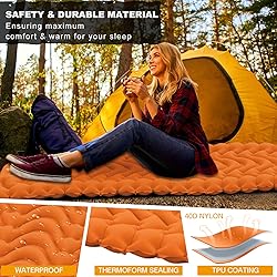 MEETPEAK Sleeping Mat, Inflatable Camping Sleeping