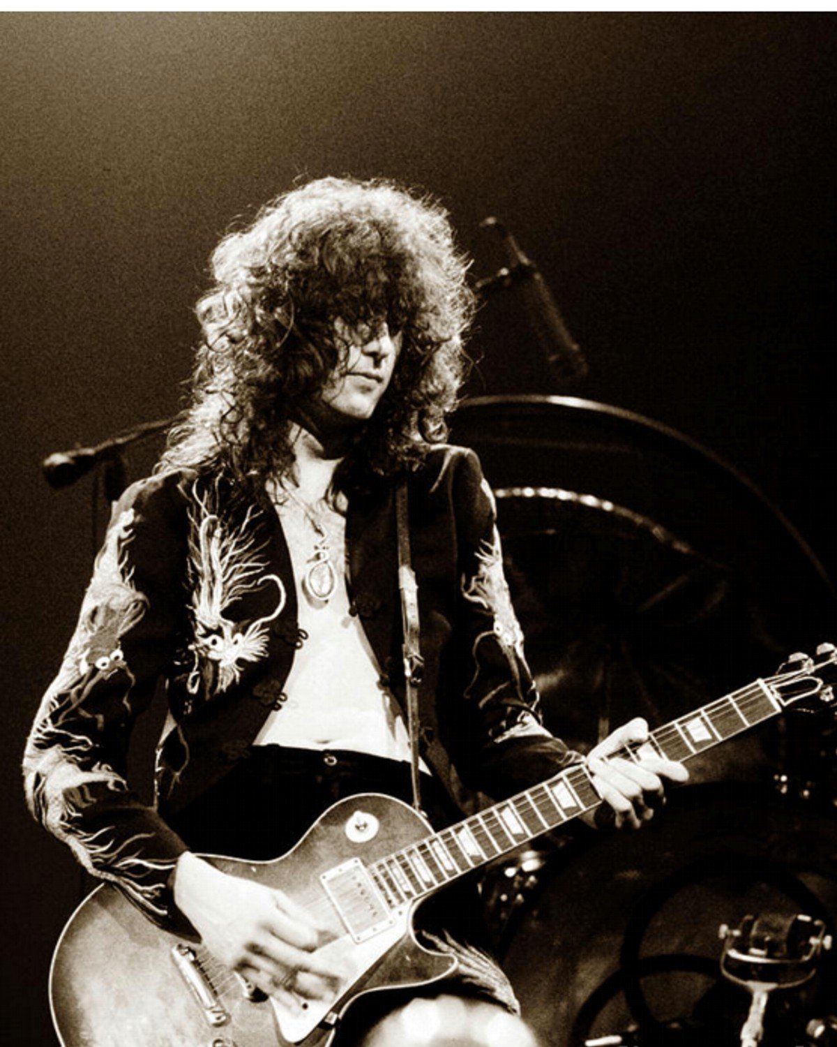 Gatsbe Exchange Led Zeppelin - Jimmy Page 1975 8 x 10 Classic Old Photos Vintage Classic Rare Find