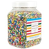 Rainbow Sprinkles Jimmies 1.98 Pounds