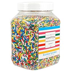 Rainbow Sprinkles Jimmies 1.98 Pounds