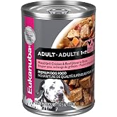 Eukanuba Adult Mixed Grill Chicken &amp; Beef Wet Dog Food, 12.5 oz (Pk of 12) | Healthy Balance of Nutrients, Complete And Balanced, For Adult Dogs, Chunks in Gravy, Healthy Energy, Helps Fluid Intake