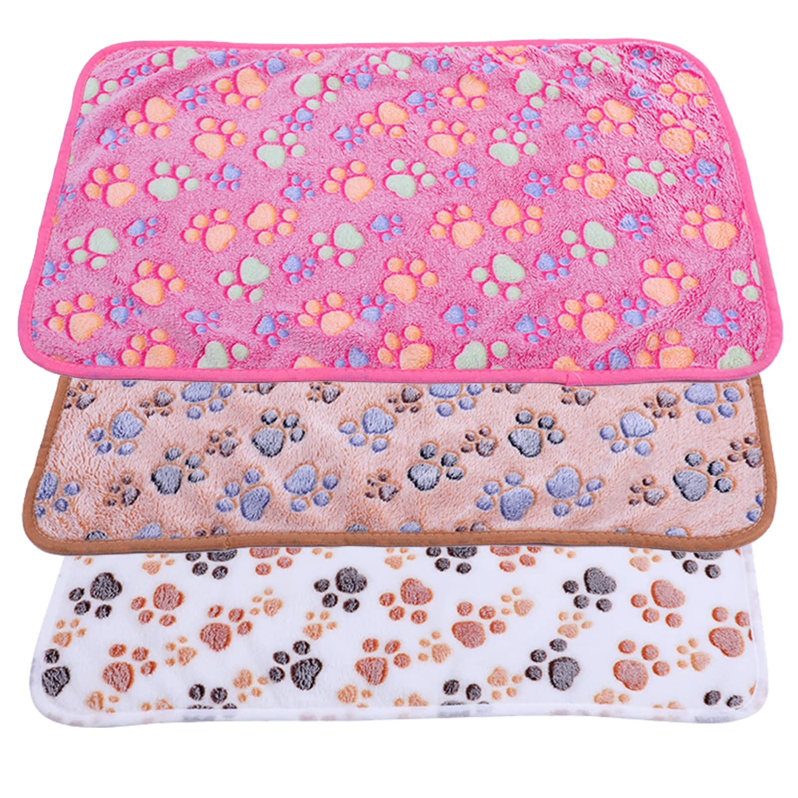 emlstyle Pet Dog Blanket Fleece Blanket,Cat Sleep Mat Puppy Kitten Soft Blanket (L(104cm*76cm))
