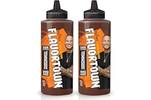 Flavortown Guy Fieri's - Kane Brown's Tennessee BBQ Sauce - Barbecue Sauce, Sweet BBQ Sauce for Chicken Wings, Burgers, Pulled Pork, Ribs - 14.5 oz (Pack of 2)