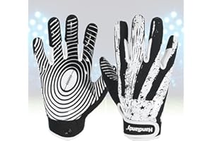 BC KONGOUARD KONGOUARD Youth Flag Football Gloves, Football Receiver Gloves Boys Girls, Sticky Grip Kids Football Gloves