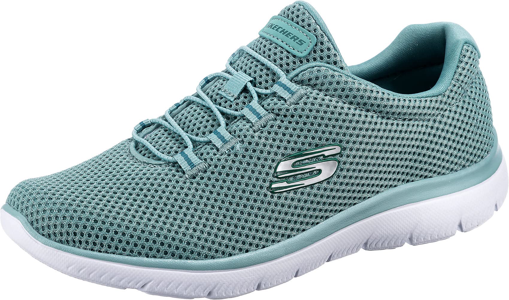 Skechers Women's Summits 12985 Trainers, Sage Mesh/ White Trim, 3 UK
