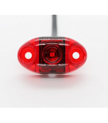 S21 Tecniq Trailer Clearance Light Amber LED Clear Lens Pack Of - Foto 9