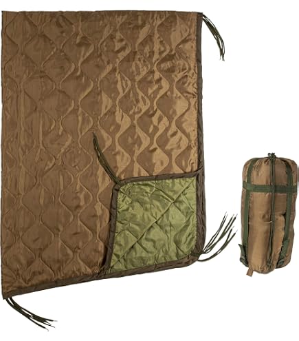 Poncho Liner Militare Americano ACU 'Woobie' Tenniar - Coperta Leggera Usata Grado 2 - Foto 3