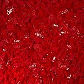 Miyuki Quarter Tila Beads - 2 Hole, 5x1.2x1.9 mm, 5 Grams Glass Beads Red (QTL408)