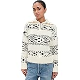 English Factory Women's Motif Zip Up Sweater