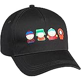 South Park Baseball Cap for Boys, Teens, Men, Breathable Trucker Hat, Cotton Adjustable Snapback Cap, Travel Essentials, Funny Gifts for Men Black