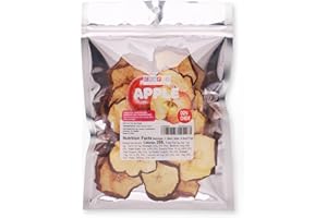 CRAFTY CONFECTIONS Premium Dried Apple Slices Dehydrated Apples 2.5 OZ (71 g) - 100% Natural Gluten Free Fruit Snacks Made in US Dried Apples No Sugar Added -Healthy Dried Apple Slices for Cocktails Crafts Potpourri