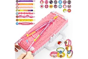 TQRAZ Bracelet Making Kit,Friendship Bracelet Kit,Arts and Crafts for Kids Age 8-12,Bracelet Making Kit for Girls 8-12,Birthday Gifts Ideas for Girls 8 9 10 11 12 Years Old