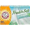 Arm & Hammer Fabric Softener Sheets, Free of Perfumes and Dyes, 100 ct