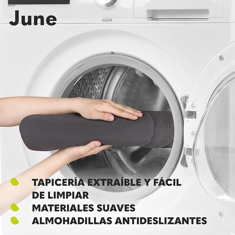 Rede de bebé de junho, movimento natural de balanço, desde os primeiros dias de vida até 9 kg, leve, estável, antiderrapante, cintos de segurança, rede dobrável para bebés