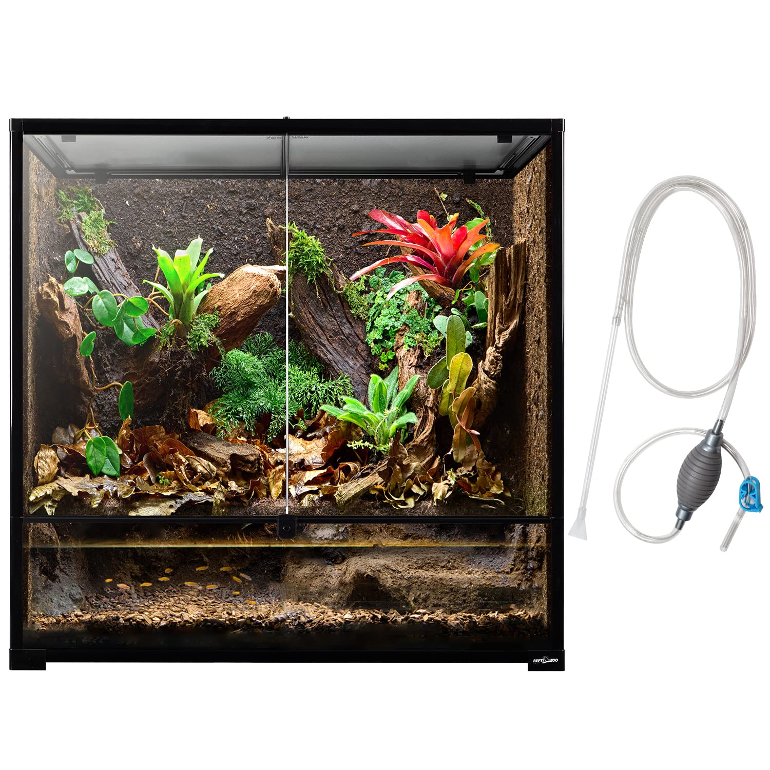 Photo 1 of **PARTS ONLY**
REPTI ZOO Large Reptile Paludarium Tank, Vertical Reptile Terrarium Wide & Tall Amphibian Tank with Top Screen Ventilation (36" W X 18" D X 36" H (Paludarium))