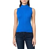 DKNY Women's Sleeveless Turtleneck Blouse