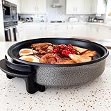Quest 40cm Multi-Function Electric Frying Pan with Lid 240C Temp view 9