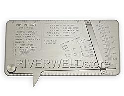 RIVERWELD Pipe Pit Welding Gauge Gage Test Ulnar