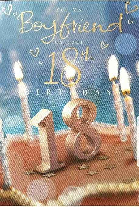 boyfriend 18th birthday card