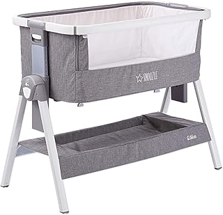 Gesslein Reise-Beistellbett Smiloo Snoozle white - taube