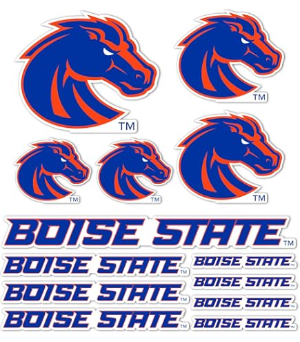Amazon.com : FANMATS NCAA Boise State Broncos Decal Stickers 3