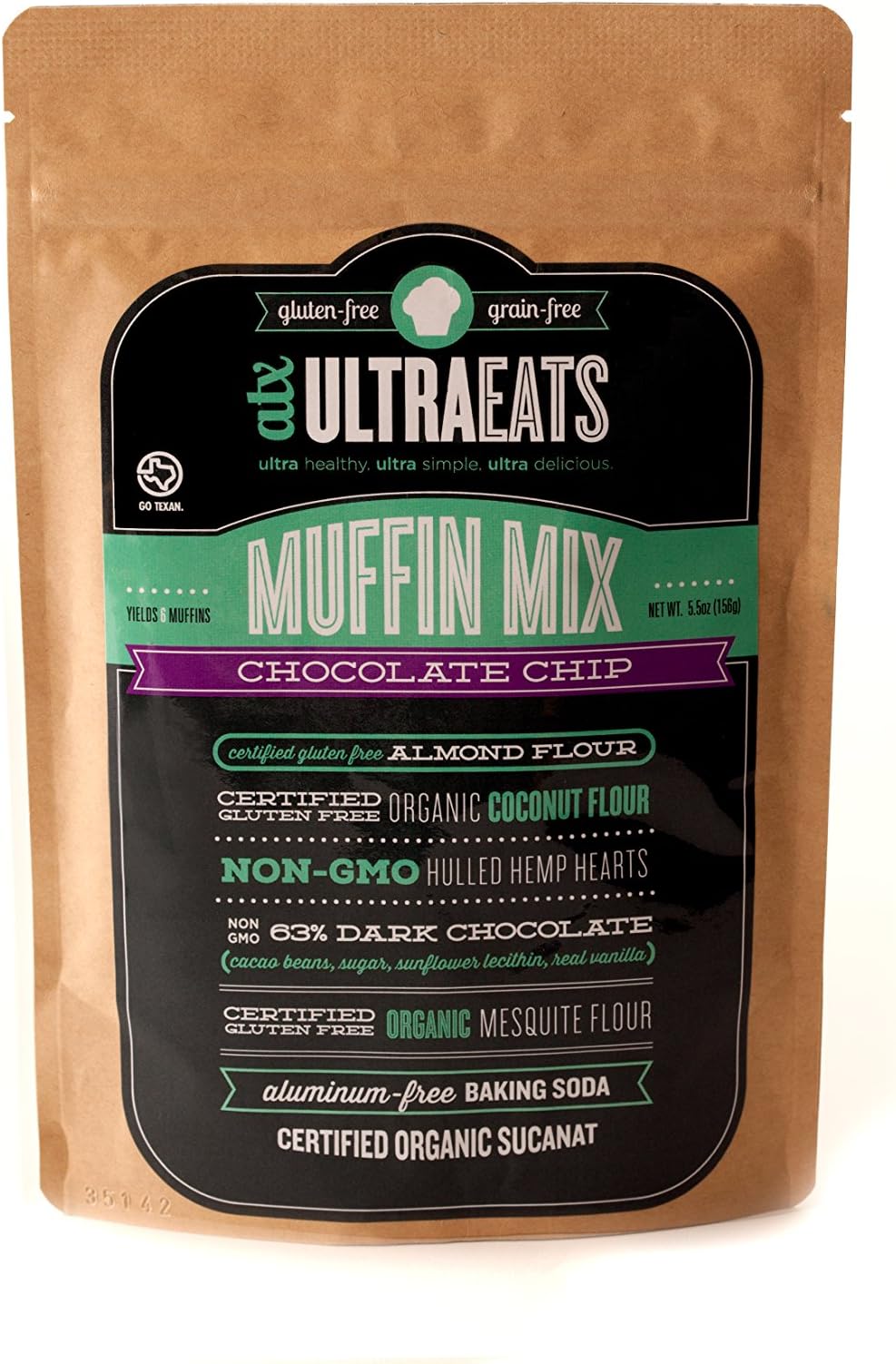 ATX Ultra Eats Gluten-Free Chocolate Chip Muffin Mix