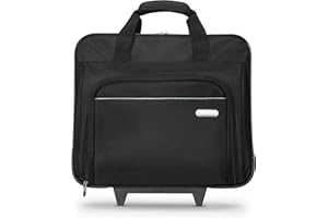Targus Rolling Laptop Bag for Business, College, and Travel - Wheeled, Durable Material, Padded Protection