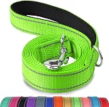 Joytale Double-Sided Reflective Dog Leash 6 5 4 ft Green Padded Handle Nylon