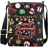 MBMSO Merry Christmas Crossbody Bag - Funny Christmas Gifts for Women & Men - Small Shoulder Bag