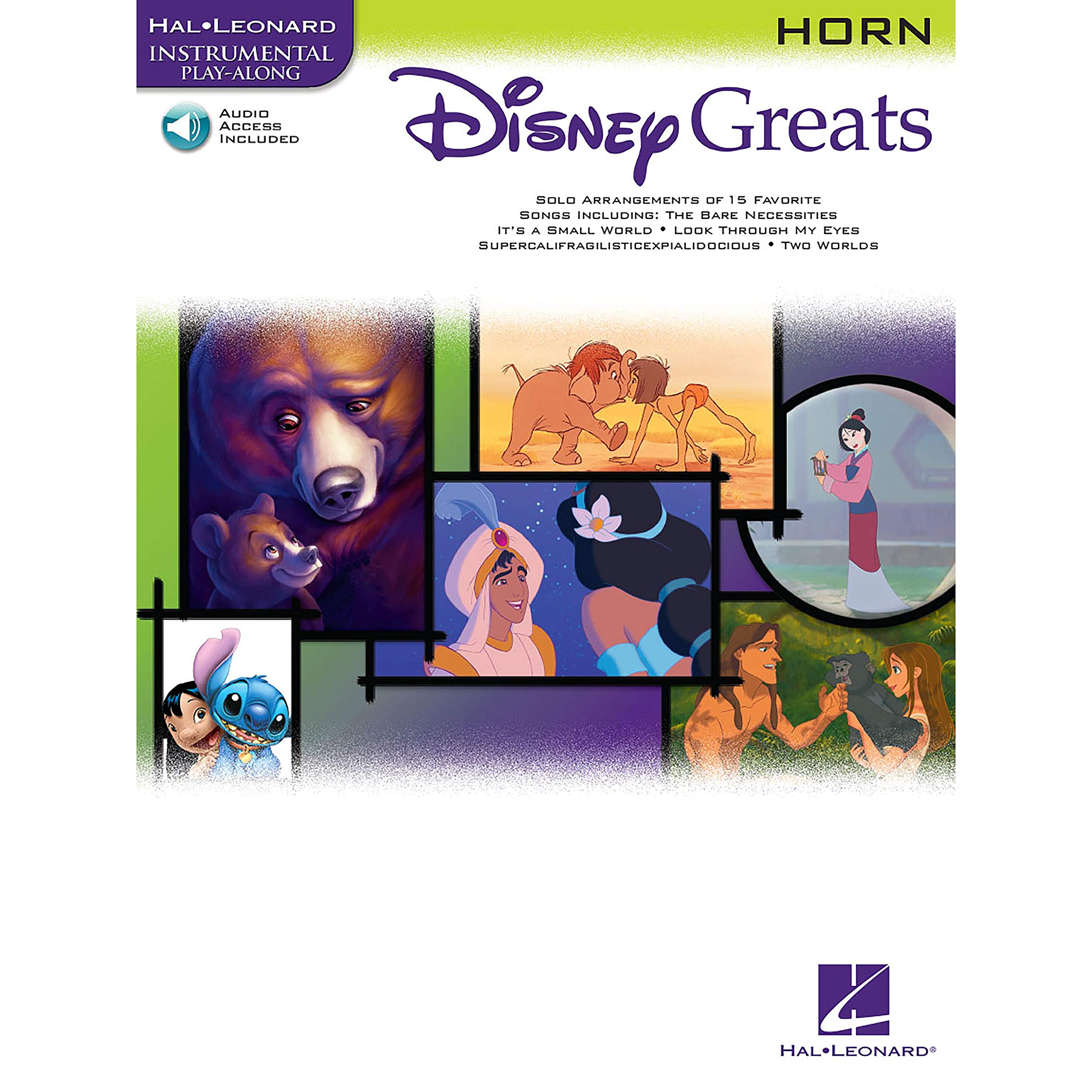DISNEY GREATS HORN HN BOOK/CD: Instrumental Play-Along - Horn