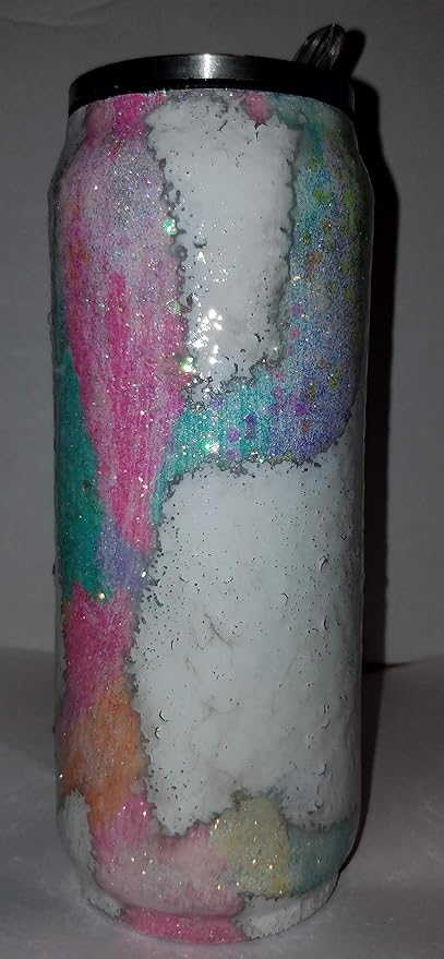 geode glitter tumbler