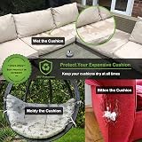 Enzeno Garden Furniture Cushion Storage Bag 420D Waterproof 80x80x60cm Black view 2