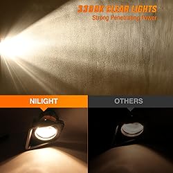 Nilight Fog Lights Assembly Compatible with 2014