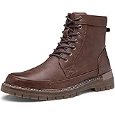 Jousen Mens Boots Casual Motorcycle Boot for Men Chukka Zipper Combat Botas Para Hombre Fashion