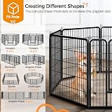 Yaheetech 32 Panel Dog Playpen 80cm Height Heavy Duty Pet Fence Garden Yard view 5