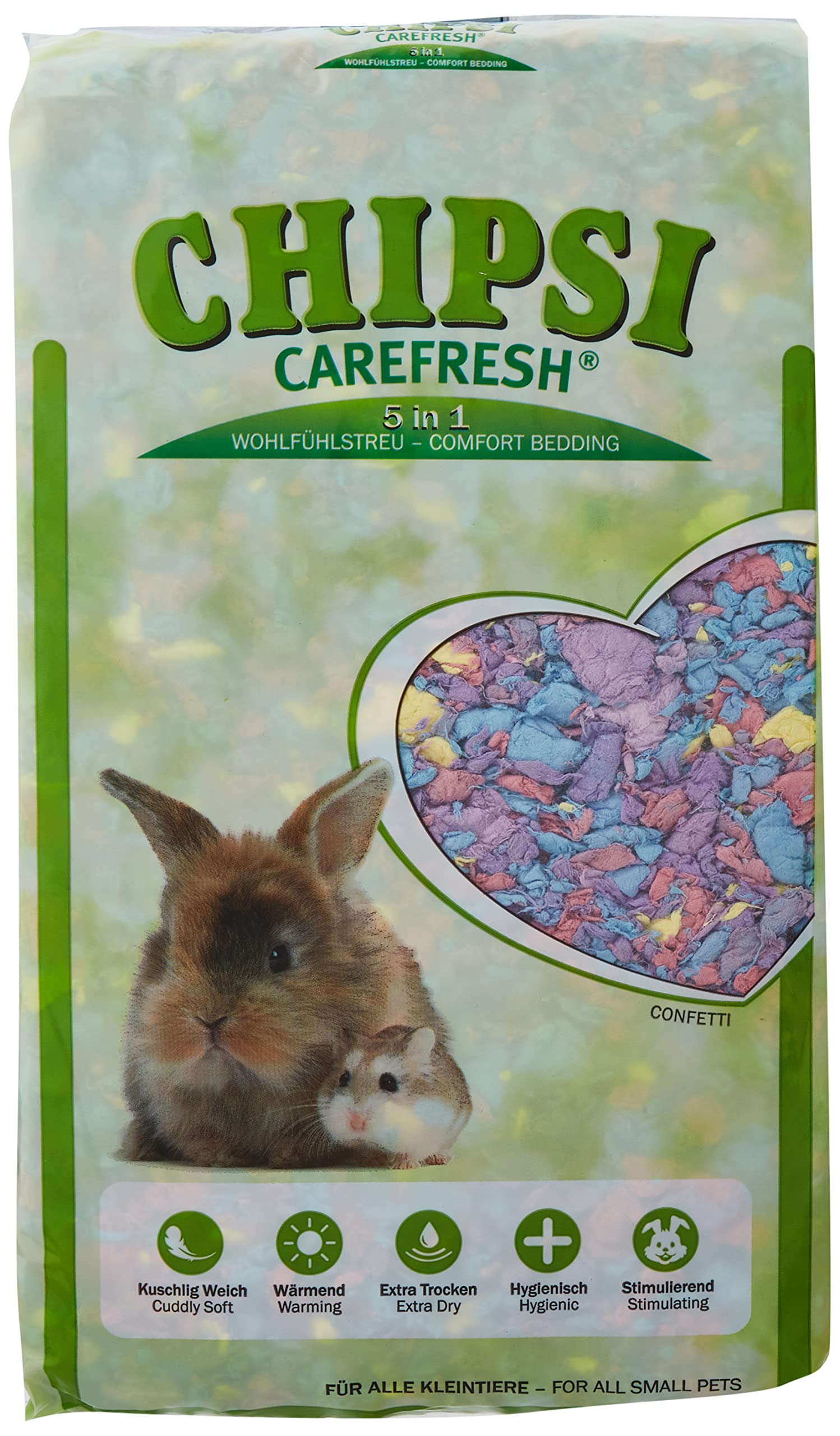 Carefresh Pet Bedding 10 litres Confetti Colourful Animal Bedding