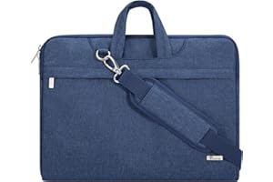 Voova Laptop Case 13 14 15 16 17 Inch with Shoulder Strap, Waterproof Laptop Sleeve Slim Briefcase