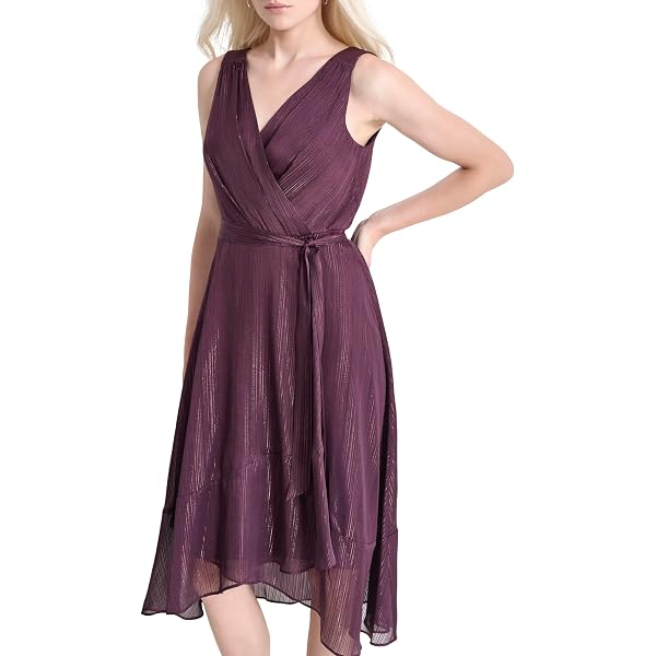 DKNY Women's Dress, Raisin, 2 at Amazon Women's Clothing store