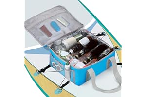 BEEPLOVE Paddle Board Cooler, Waterproof Insulated SUP Cooler Bag with 15L Super Capacity & Adjustable Straps for Stand-Up Paddle Board Kayak Accessories