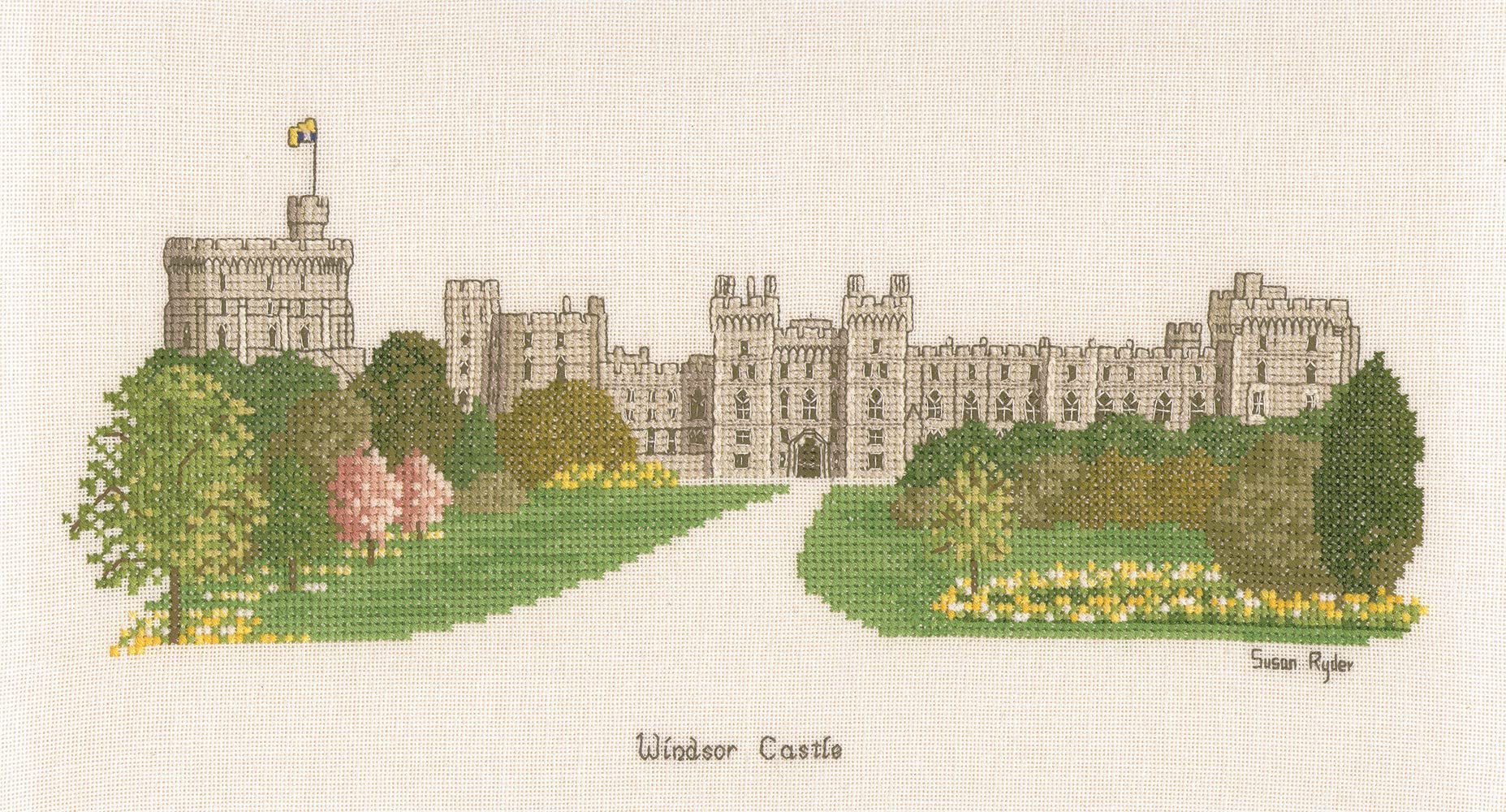 Heritage Crafts Cross Stitch Kit - Windsor Castle