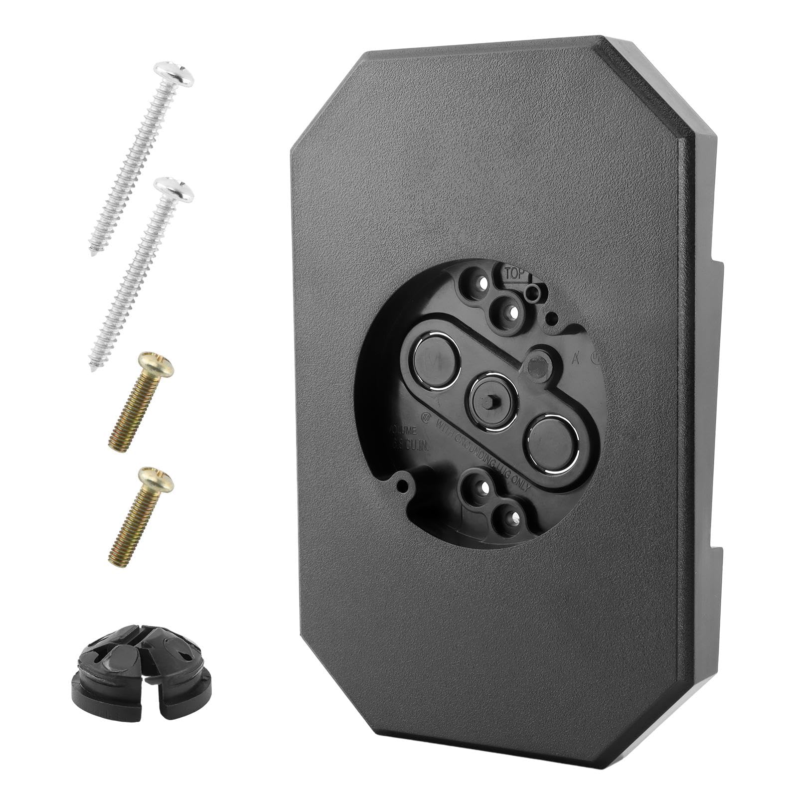 Photo 1 of Vinyl Siding Mounting Kit, Siding Mounting Blocks,Outdoor Light Mounting Block with Built-in Electrical Box,Siding Mounting Plate for 1/2 inch Lap Double and 4 inch Siding