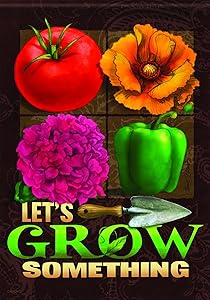 Carson Home Accents FlagTrends Classic Large Flag, Let's Grow Something