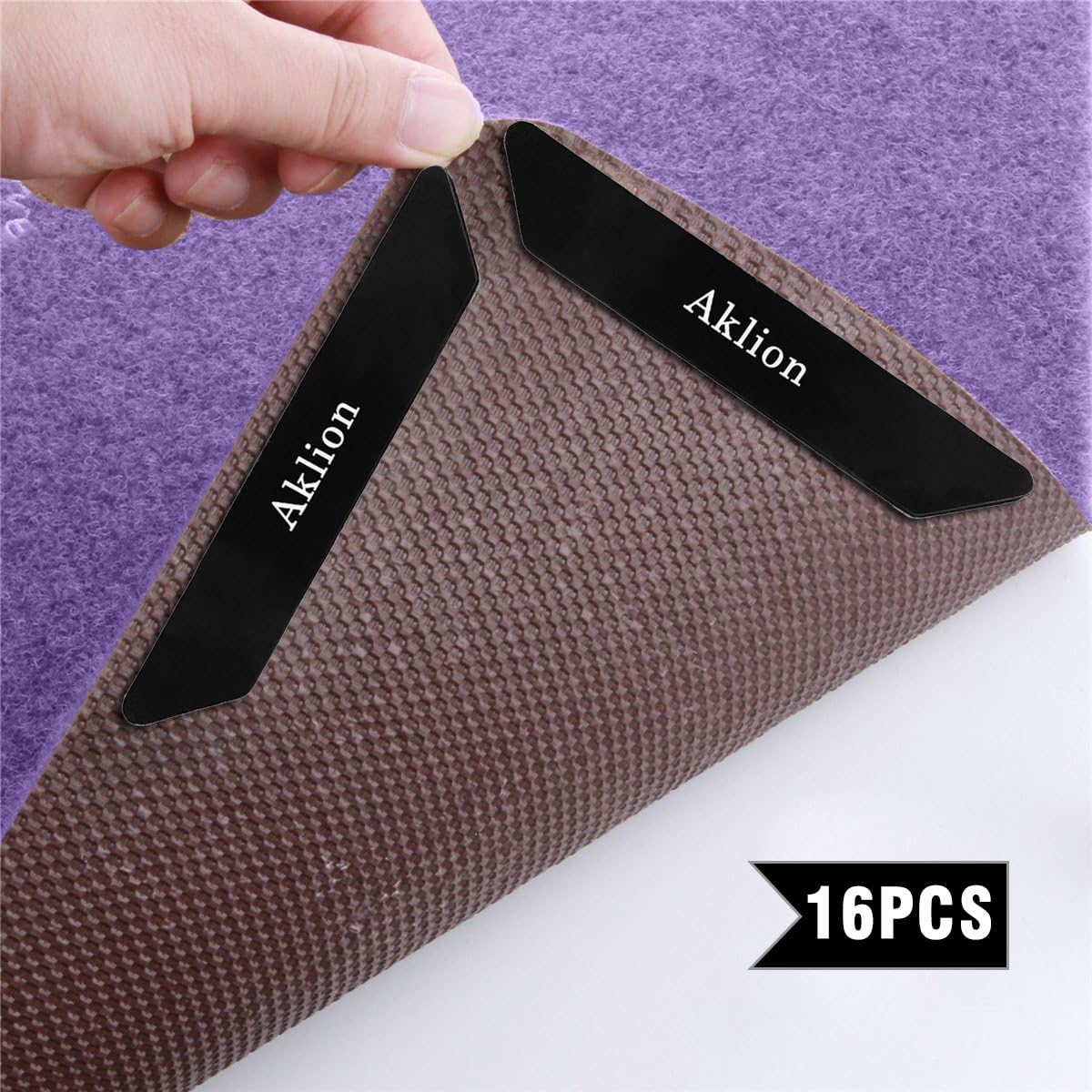 Evedy Rug Gripper Non Slip Rug Pad, 16 PCS Removable and