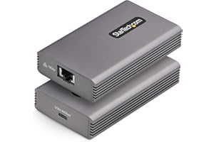 StarTech 10GbE USB4 Ethernet Adapter, External 10Gb Network Card, Thunderbolt 3/4 / 5 Compatible, 10/5/2.5/1Gbps /100Mbps, fo