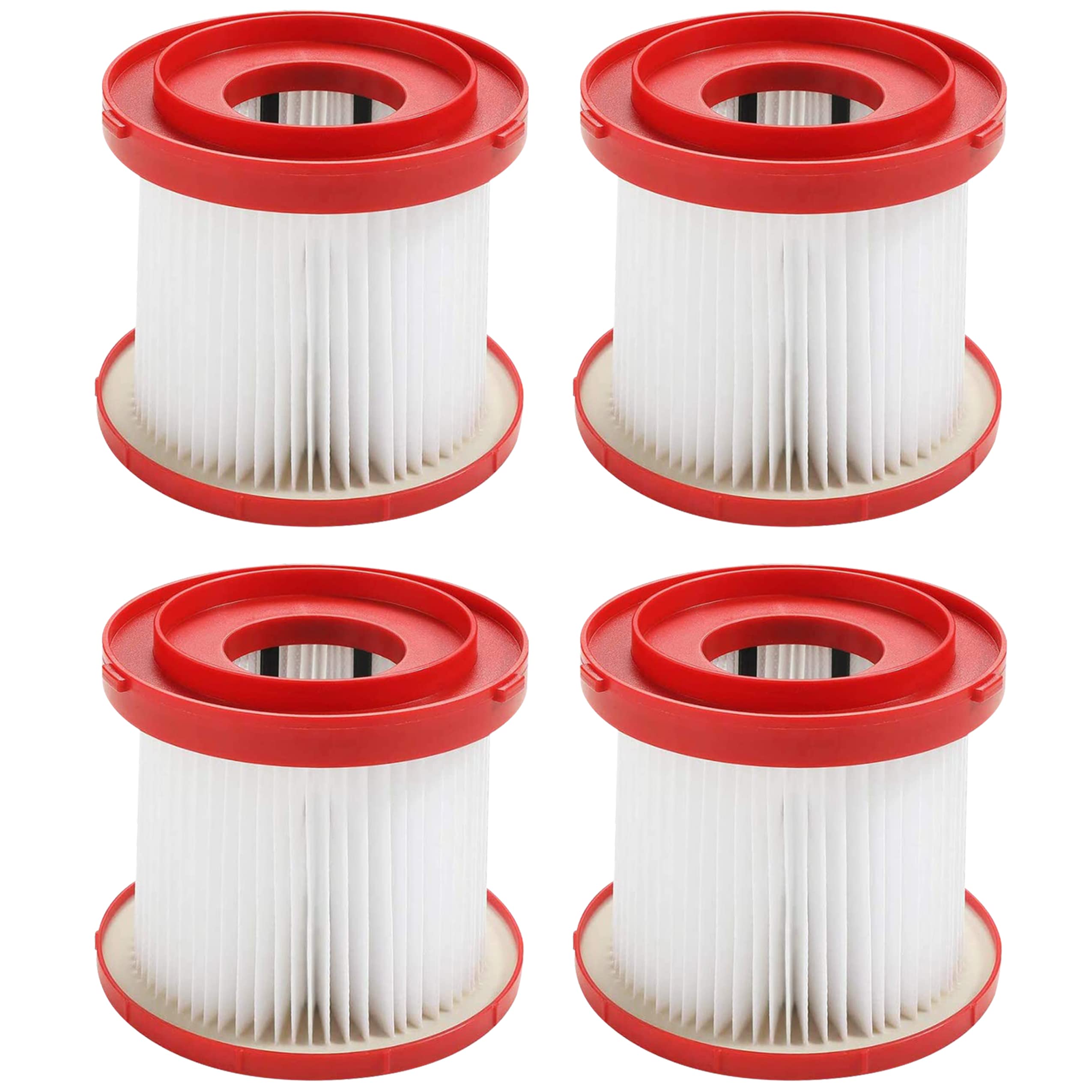 Photo 1 of Fette Filter- HEPA Wet Dry Vacuum Filter Compatible with Milwaukee 49-90-1900 for Gallon Wet/Dry Vacuum M18 2 Gallon (0880-20), M12 FUEL 1.6 Gallon (0960-20), M18 FUEL PACKOUT (0970-20). Pack of 4