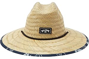 Billabong Men's Classic Printed Straw Lifeguard Hat